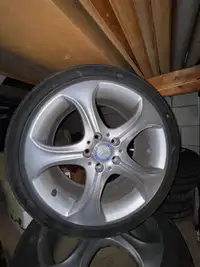 Mercedes 5 spoke rims w/ winter tires