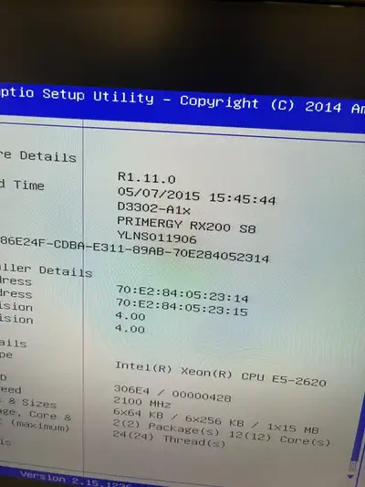 Fujitsu PRIMERGY RX200 S8 1U Server – Dual Xeon CPUs, 200GB RAM,, View more