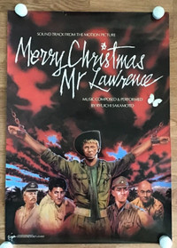 David Bowie Merry Christmas Mr Lawrence-Virgin Promo Poster-1983