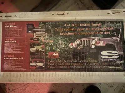 Brand new older stock in the box never been opened!! It has 3/8 winch cable included! This is a big...