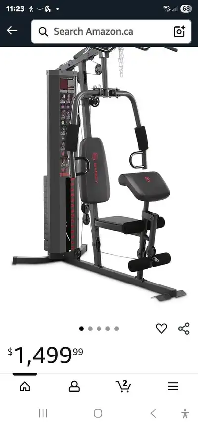 Marcy 200 lb weight machine, View more