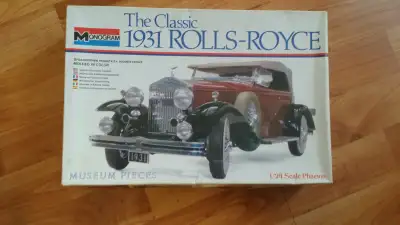 New Boxed Vintage Monogram 1931  Rolls Royce 1/24 Phaeton, View more