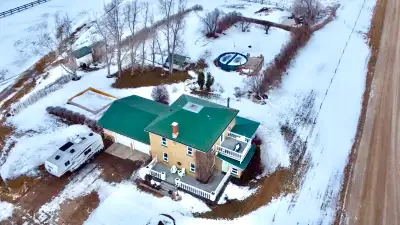 Welcome to your acreage in the RM of Wolseley, just 6 km from town and school. Set on 20.39 fully fe...