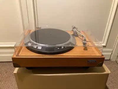 Denon DP-80 top model turntable with Technics EPA-99 tonearm, View more