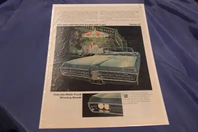 1967 Pontiac Grand Prix Original Ad, View more