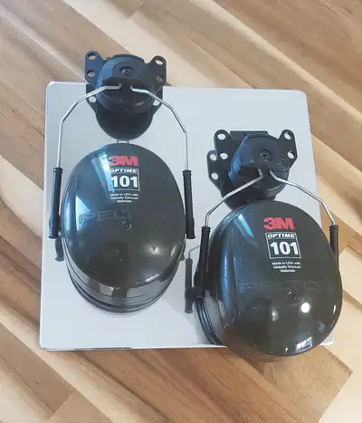 GOOD : 3M Peltor 'OPTIME 101' Hardhat Earmuffs, View more