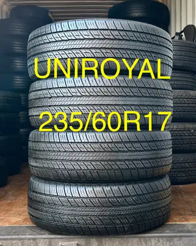 235/60R17 UniRoyal Tiger Paw Touring A/S ** NO INSTALL SERVICE ** I DO NOT OFFER INSTALLATION ** 4 L...