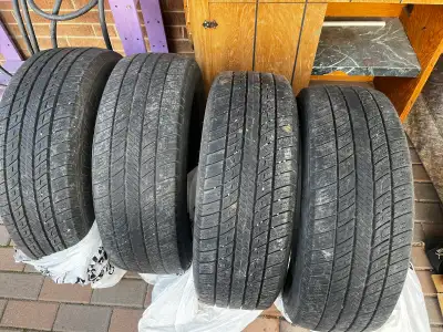 Set of 4 tires – size 235/60R18. Used only for one season, still in very good condition with good ,...