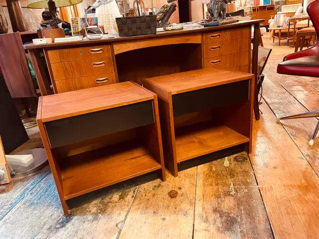 Teak Nightstands- Pair in Chairs & Recliners in Kingston - Image 2