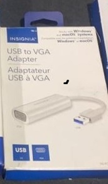 Insignia: USB to VGA Adapter - Model: NS-PCA3V in Cables & Connectors in Burnaby/New Westminster - Image 2