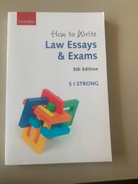 How to write Law essays and exams - book