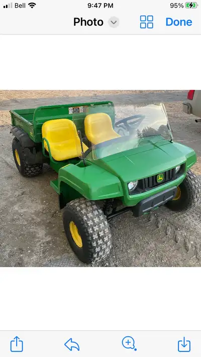 John Deere gator , ts 2wd drive , locking diff , everything works, had a complete service last summe...