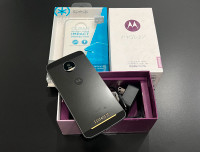 Motorola Moto Z 32GB Black - UNLOCKED - 10/10 - FREE CASE