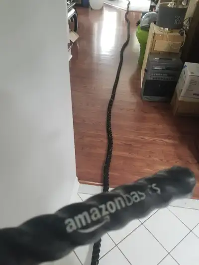 Amazon Basics battle Rope - 30 ft x 1.5 inch, View more