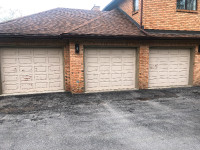 used wooden garage doors