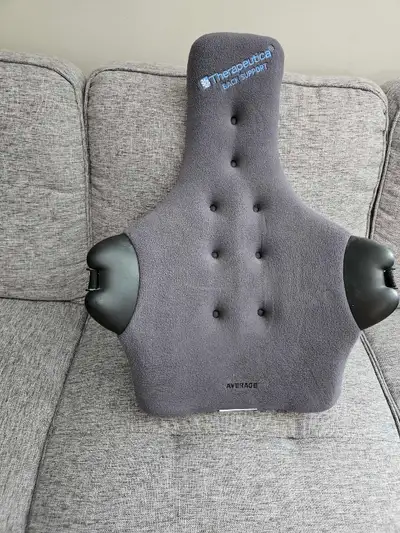 Excellent design for back support in the car or chair.