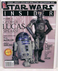 STAR WARS INSIDER MAGAZINE (1994 Series) #52 Lucas Speak