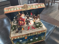 Christmas musical box decoration