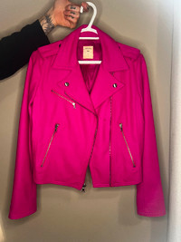 hot pink jacket