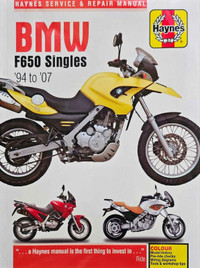 HAYNES Repair manual BMW f650 single