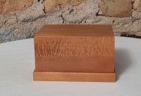 Solid wood Pet Urn - Elgin with base