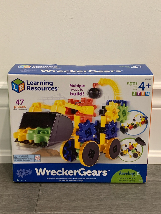 Learning Resources Gears! Gears! Gears! WreckerGears, 47 Pieces in Toys & Games in Markham / York Region