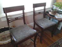 Set of queen anne chairs