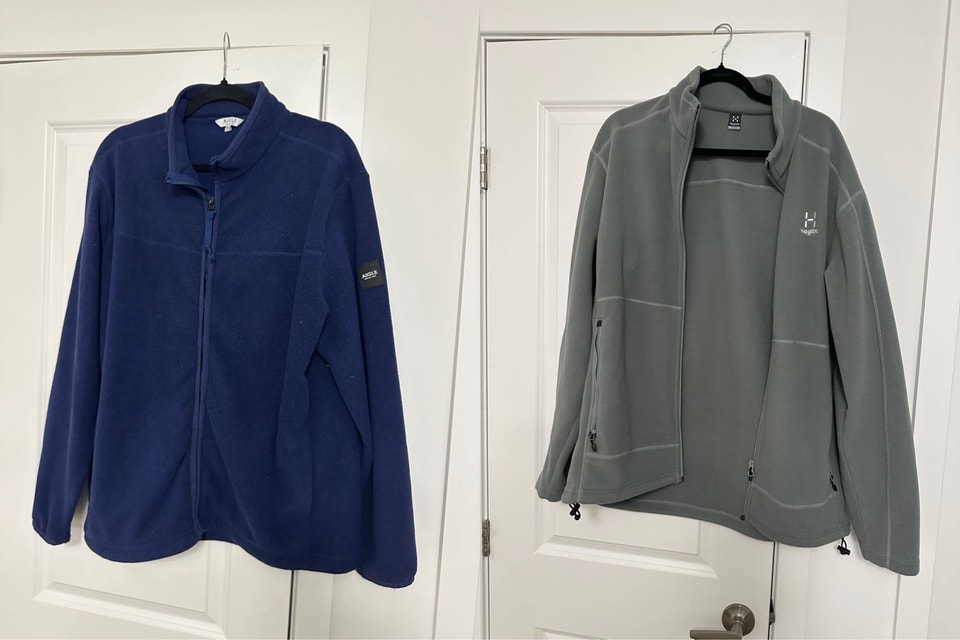 Haglöfs, Fleece Full-Zip Jackets x2 – Haglöfs Grey & Aigle Navy