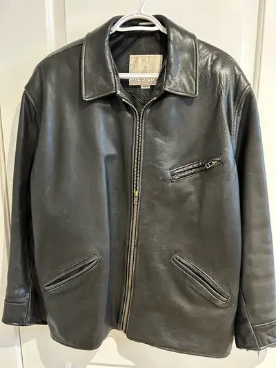 London Fog Leather Jacket / Monteau de cuir, View more