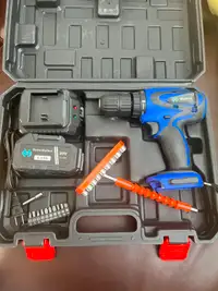 brand new  drill with battery 20v 4ah and charger