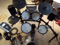 Roland TD9 with PM 30 Drum Monitor 