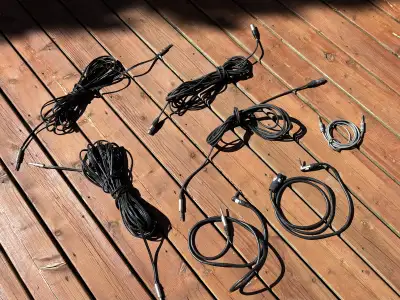 Assorted Microphone Cables, View more