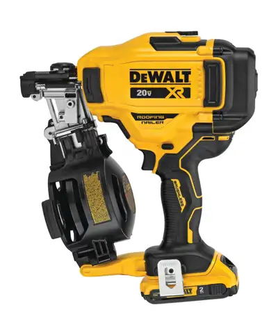 DEWALT 20V MAX 15-Degree Cordless Brushless Roofing Nailer Kit , View more