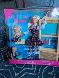 Teacher Barbie set, 1995. NIB
