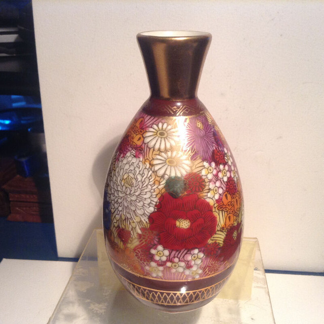 Antique Satsuma Millefiori Mantle Vases Flowers Decoration in Arts & Collectibles in Vancouver