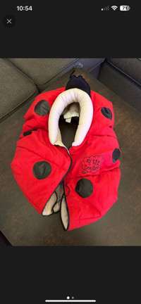Petit Coulou coccinelle / winter baby seat cover