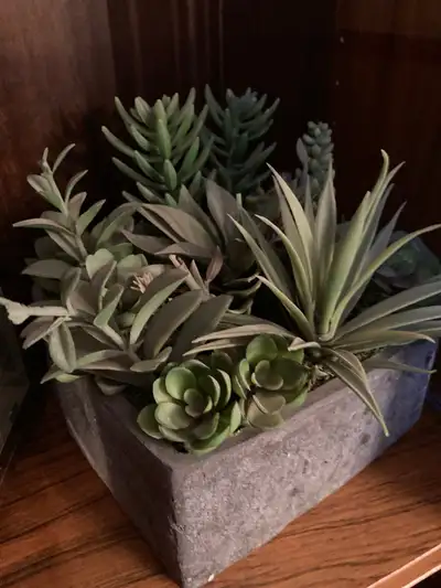 Mixed pot - artificial plants, View more