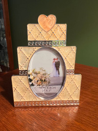 Wedding Picture frame NEW in box $5