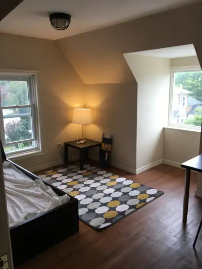 Bright 1 bedroom apartment on 3rd floor of large house. Price includes all utilities including centr...