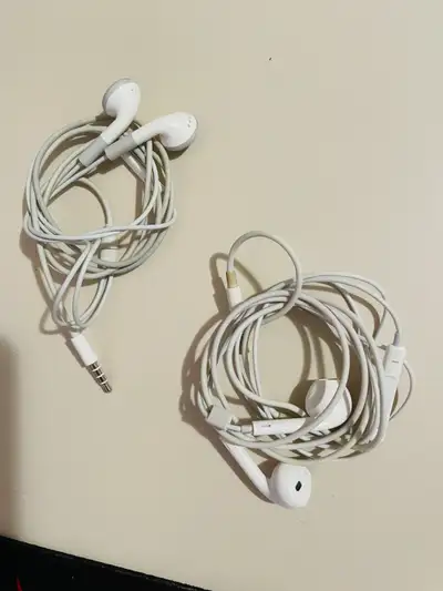 Apple Original EarPods with 3.5mm Headphone Used good condition $15/each Downtown pick up