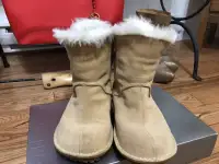 Women’s Sorel Leather and Faux Fur Booties