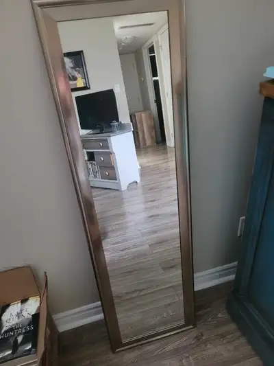 Full length mirror with hook