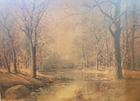 Tableau sur toile/Painting of  '' October Morn'' Robert Wood