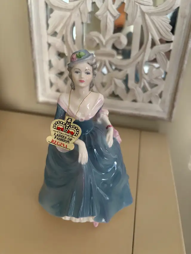Coalport Figurine Regina in Arts & Collectibles in Oakville / Halton Region - Image 4