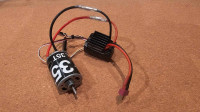 RC crawler motor and esc