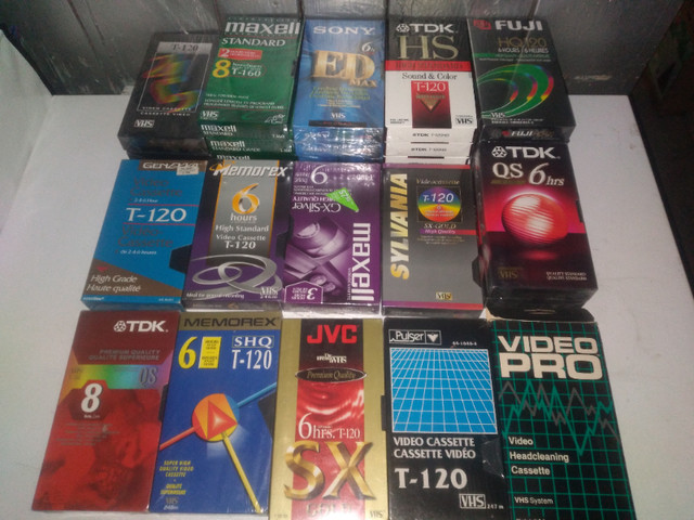 24 Blank VHS Tapes in Video & TV Accessories in St. Catharines