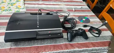 PlayStation 3 Console + Controller + FIFA 15 Game – Works Well, View more