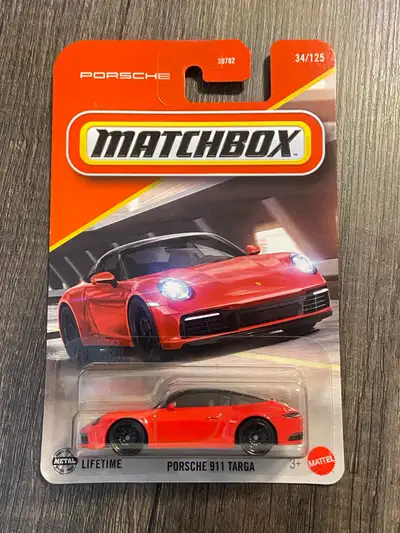 Matchbox Porsche 992 911 Carrera Targa 4 red, View more