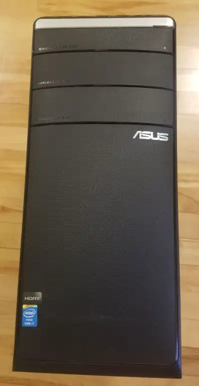 Ordinateur de bureau ou familial rapide, Asus, CPU Intel i7-4770, HD SSD 240 GB, HDD 1 TB, 16 GB RAM...