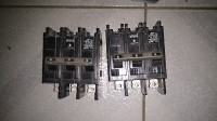 6 Siemens 15 amp circuit breakers, used, bolt on type. $20 all.
